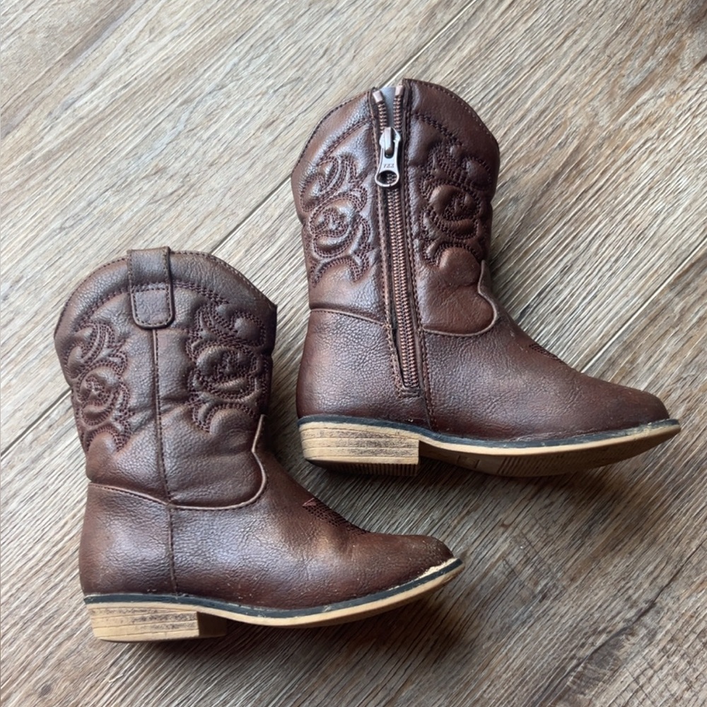 Cat & Jack Brown Kids Boots